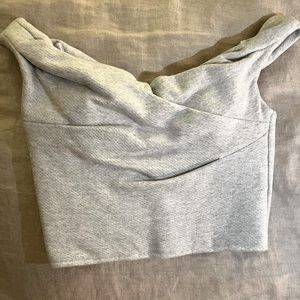 RTA cropped corset top